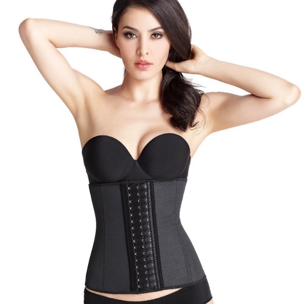 Waist-cincher breathable trimmer corset body shaper